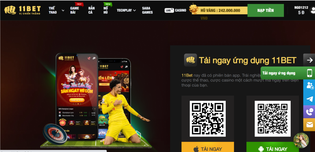 Tải app 11 Bet ra sao? App 11bet có những ưu điểm gì?