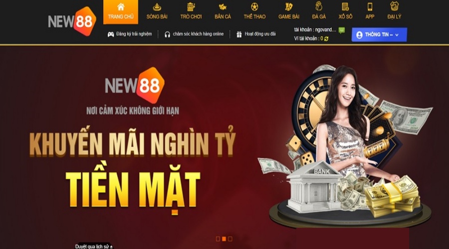 Hệ thống cá cược chất lượng New88