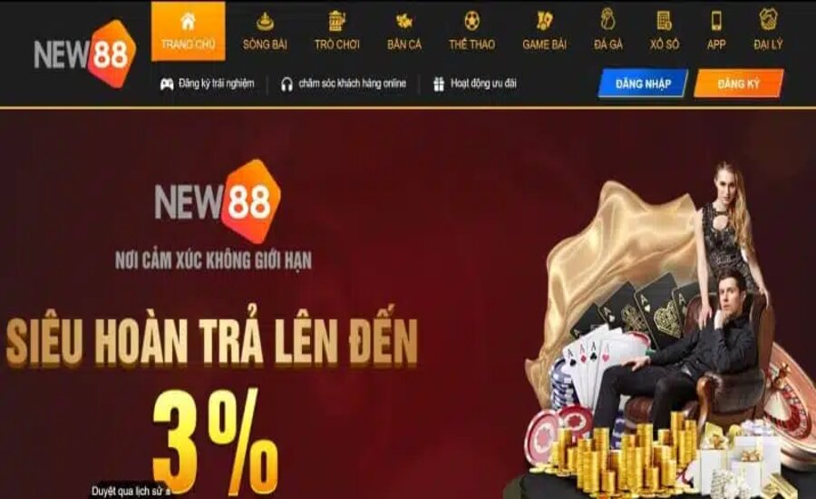 Website đẹp mắt của sảnh soi cầu nhà cái New88