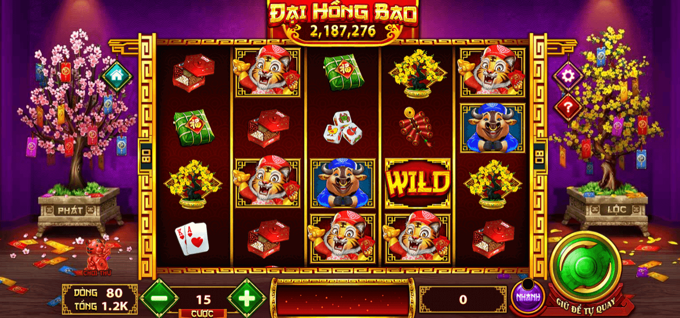 Đại Hồng Bao: Slots MU9 cực hot, được lấy ý tưởng từ Tết nguyên đán của nước ta