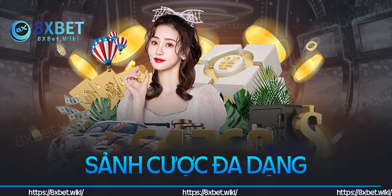 Top những sảnh cá cược đa dạng hấp dẫn tại 8XBet