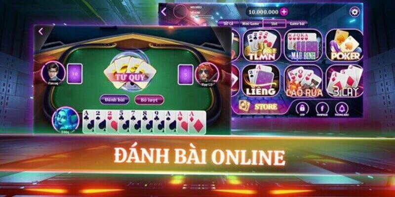 Đánh bài online với các tựa game vừa truyền thống vừa hiện đại