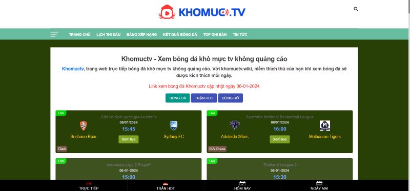 KhomucTV - Điểm đến đầy ấn tượng cho người dùng