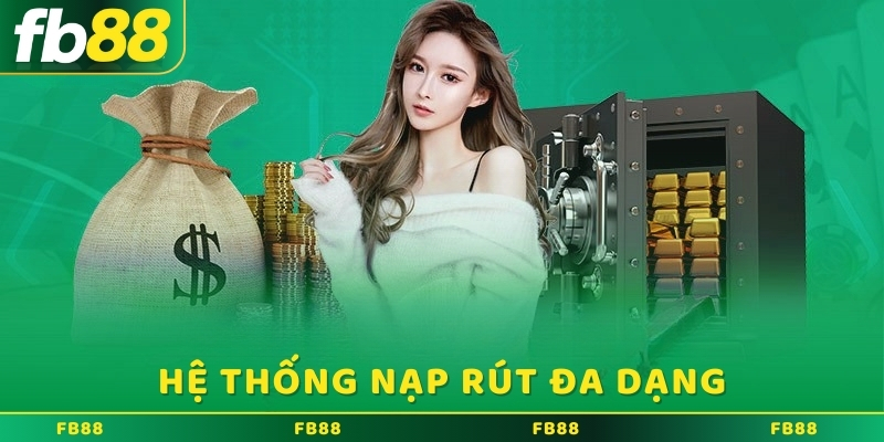 Hệ thống nạp/rút siêu đa dạng