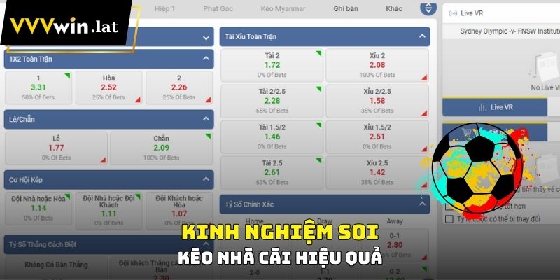 Kinh nghiệm soi kèo nhà cái hiệu quả