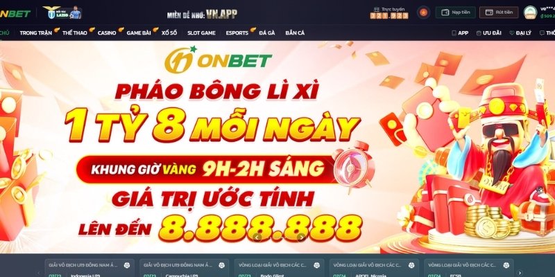 ONBET sân chơi cá cược trực tuyến đa sắc màu