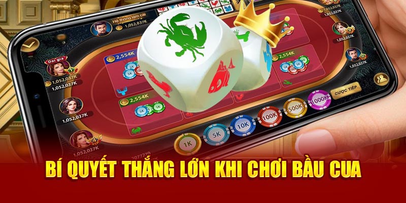 Bí quyết thắng lớn khi chơi bầu cua